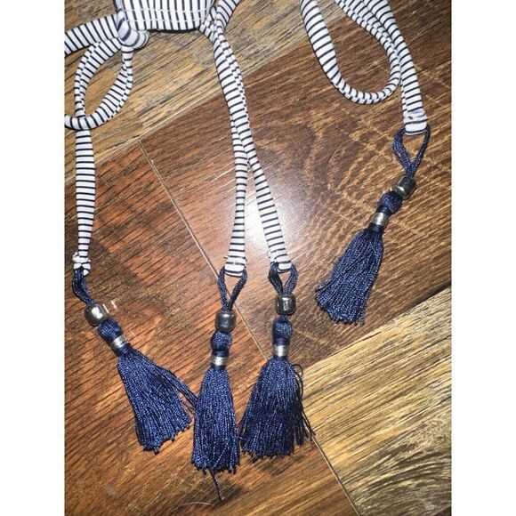 SUNSEEKER BUDAPEST BIND TIE SIDE PANT BIKINI - INK Size Small - Picture 11 of 16